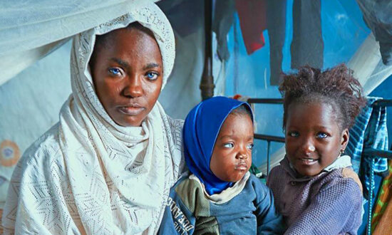 ‘Rare Blue-Eyed’ Mother, Kids Shunned by Husband Transform in Stunning Photoshoot