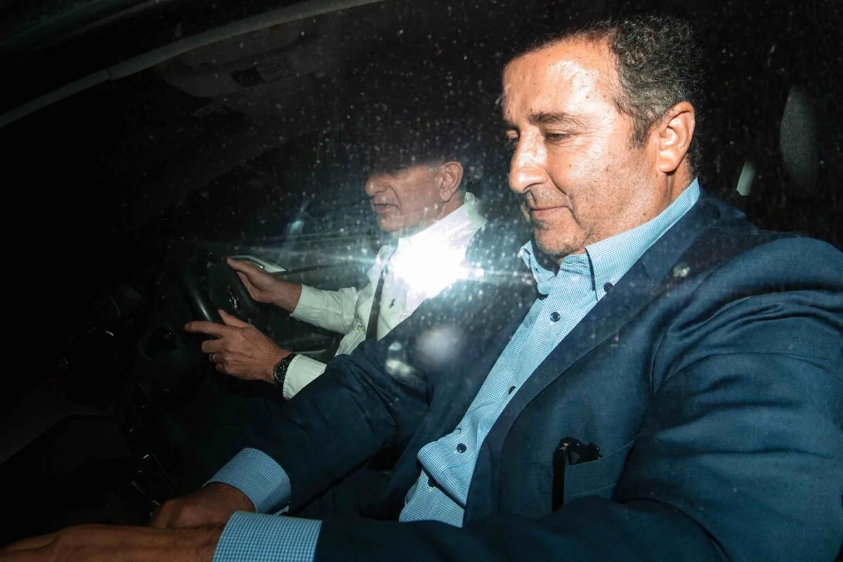 NSW Labor MP Shaoquett Moselmane arriving at his Rockdale home in Sydney, Australia, on June 26, 2020. (AAP Image/Bianca De Marchi)