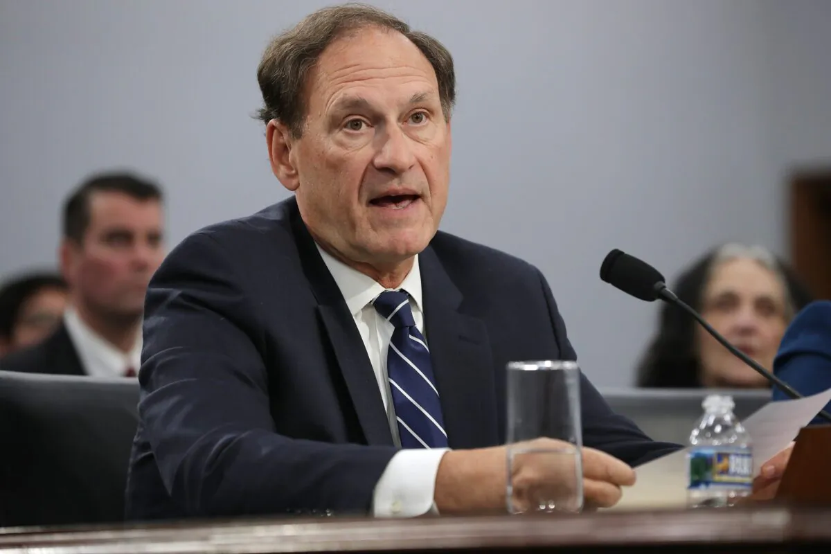 Supreme Court Associate Justice Samuel Alito testifies in Washington on March 7, 2019. (Chip Somodevilla/Getty Images)