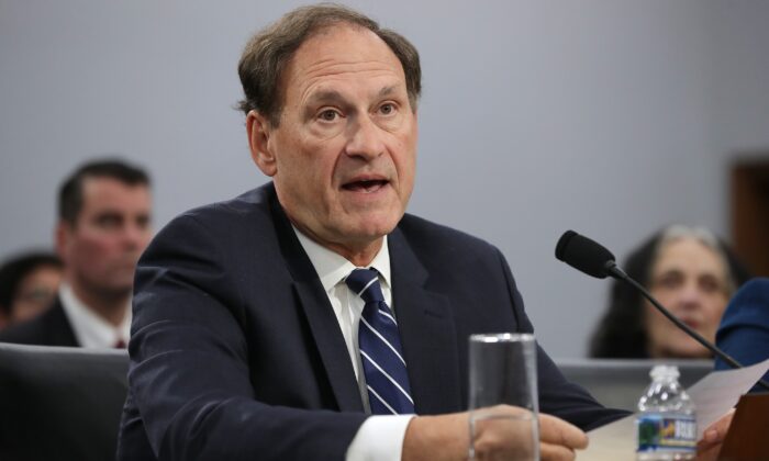 Supreme Court Associate Justice Samuel Alito testifies in Washington on March 7, 2019. (Chip Somodevilla/Getty Images)