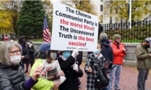 Battle Between Freedom and Communism: Boston Stop the Steal Rally Marchers