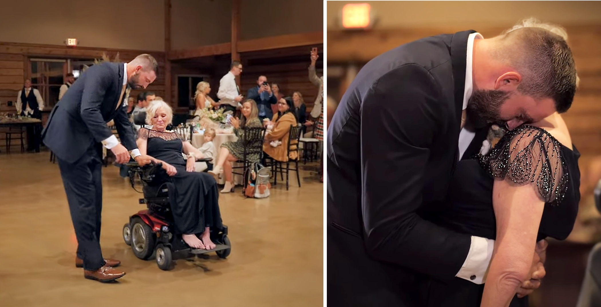 Heartbreaking Video Shows Wedding Dance Between Son And Mother With Als 