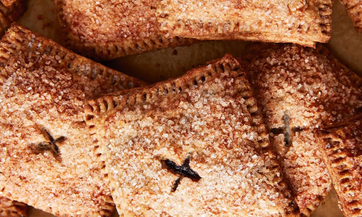 Erin Jeanne McDowell's concord grape hand pies. (Mark Weinberg)