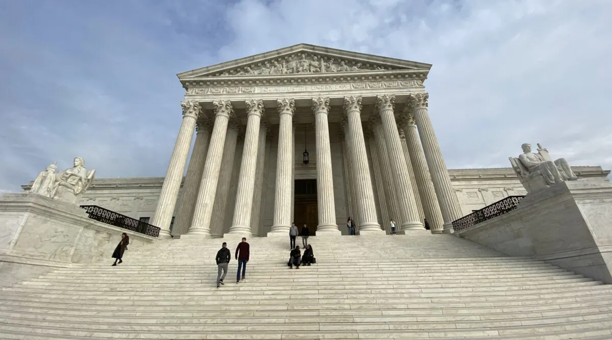 The U.S. Supreme Court is pictured in Washington on Feb. 1, 2020. (Daniel Slim/AFP via Getty Images)