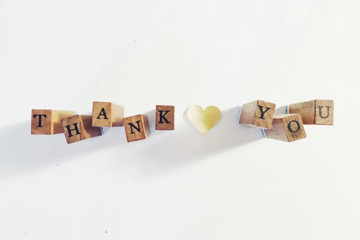 Consistently embracing gratitude is a habit that will warm everyone’s hearts.(Courtney Hedger/Unsplash)