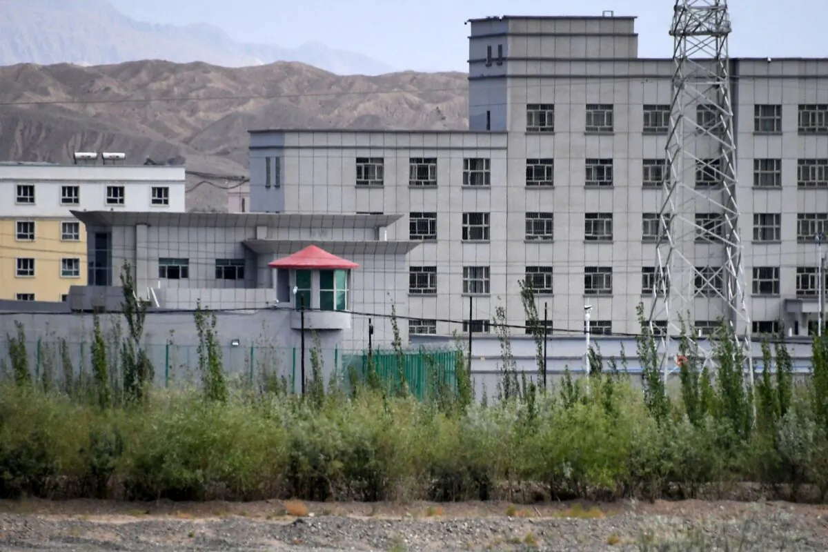 A facility believed to be a so-called re-education camp where mostly Muslim ethnic minorities are detained, north of Kashgar in China's Xinjiang region, on June 2, 2019. (Greg Baker/AFP via Getty Images)