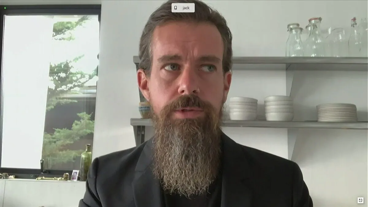 Twitter CEO Jack Dorsey testifies remotely via videoconference to the Senate Judiciary Committee on Nov. 17, 2020. (U.S. Senate Judiciary Committee via Reuters)
