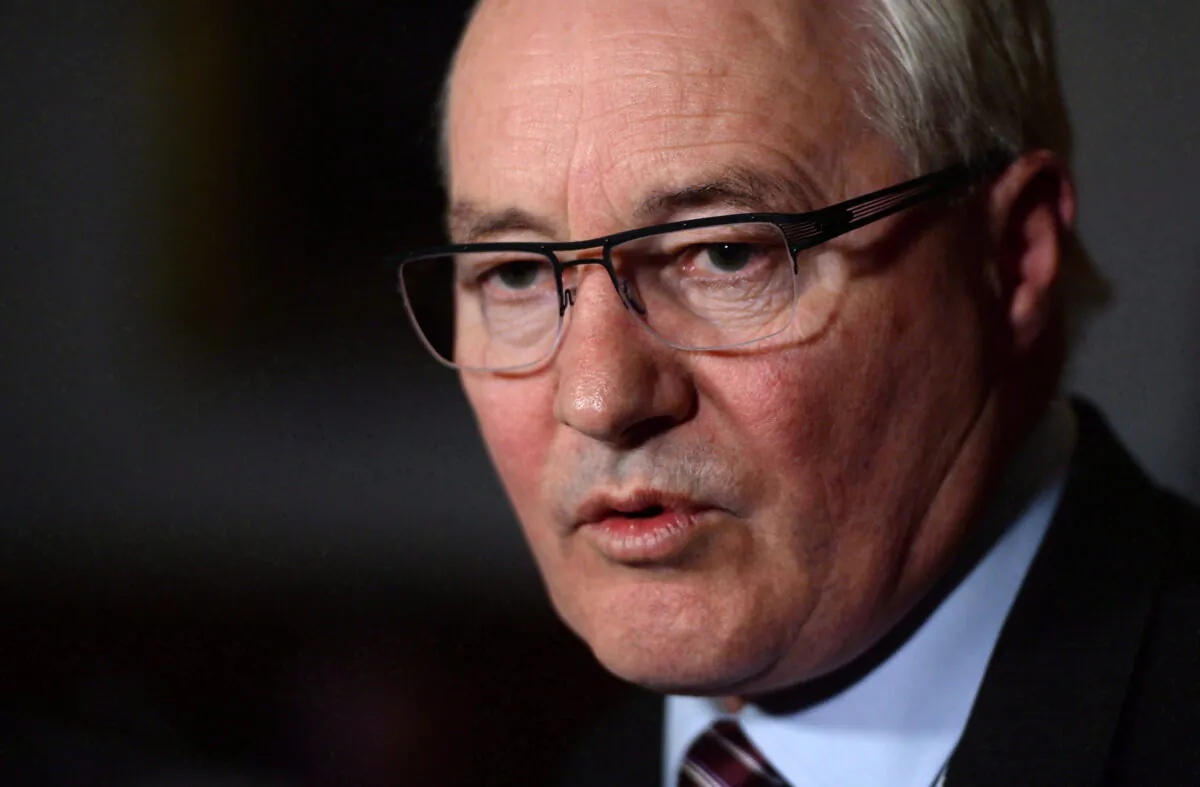 Former Liberal MP and Solicitor General of Canada Wayne Easter in Ottawa on March 26, 2015. (The Canadian Press/Sean Kilpatrick)