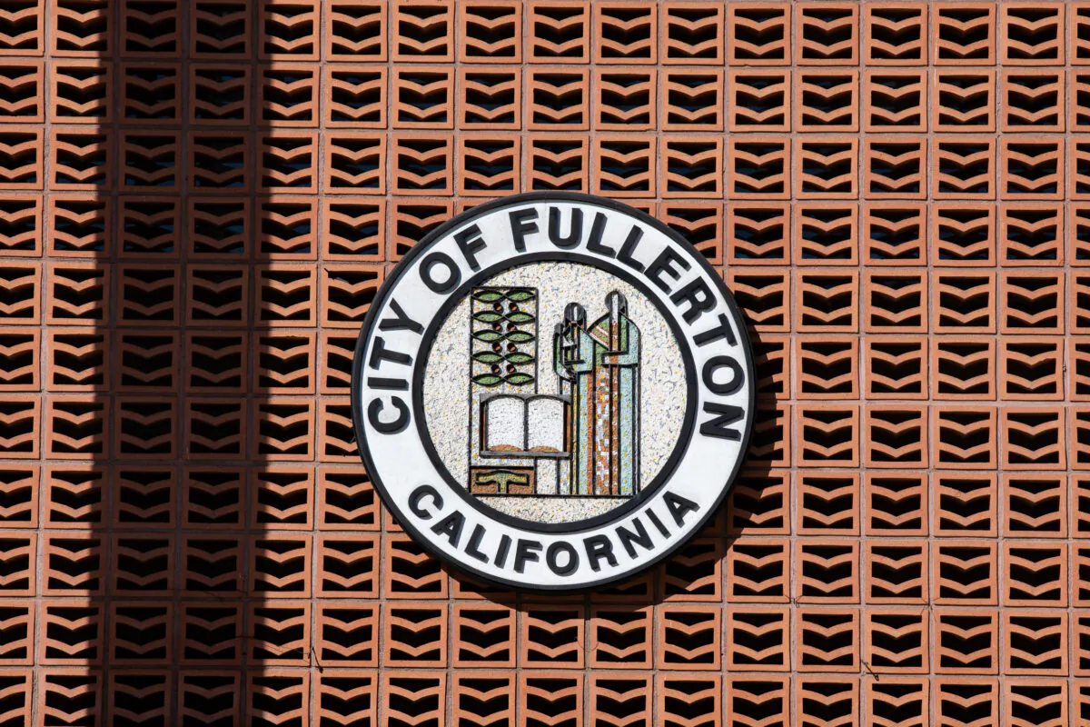 A view of City Hall in Fullerton, Calif., on Nov. 17, 2020. (John Fredricks/The Epoch Times)