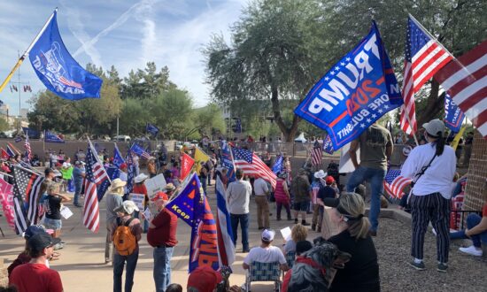 Arizona 'Stop the Steal' Rally Draws Large Crowd