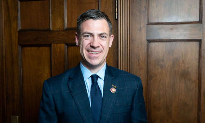 Rep. Jim Banks (R-Ind.) on Capitol Hill on March 27, 2019. (York Du/NTD)