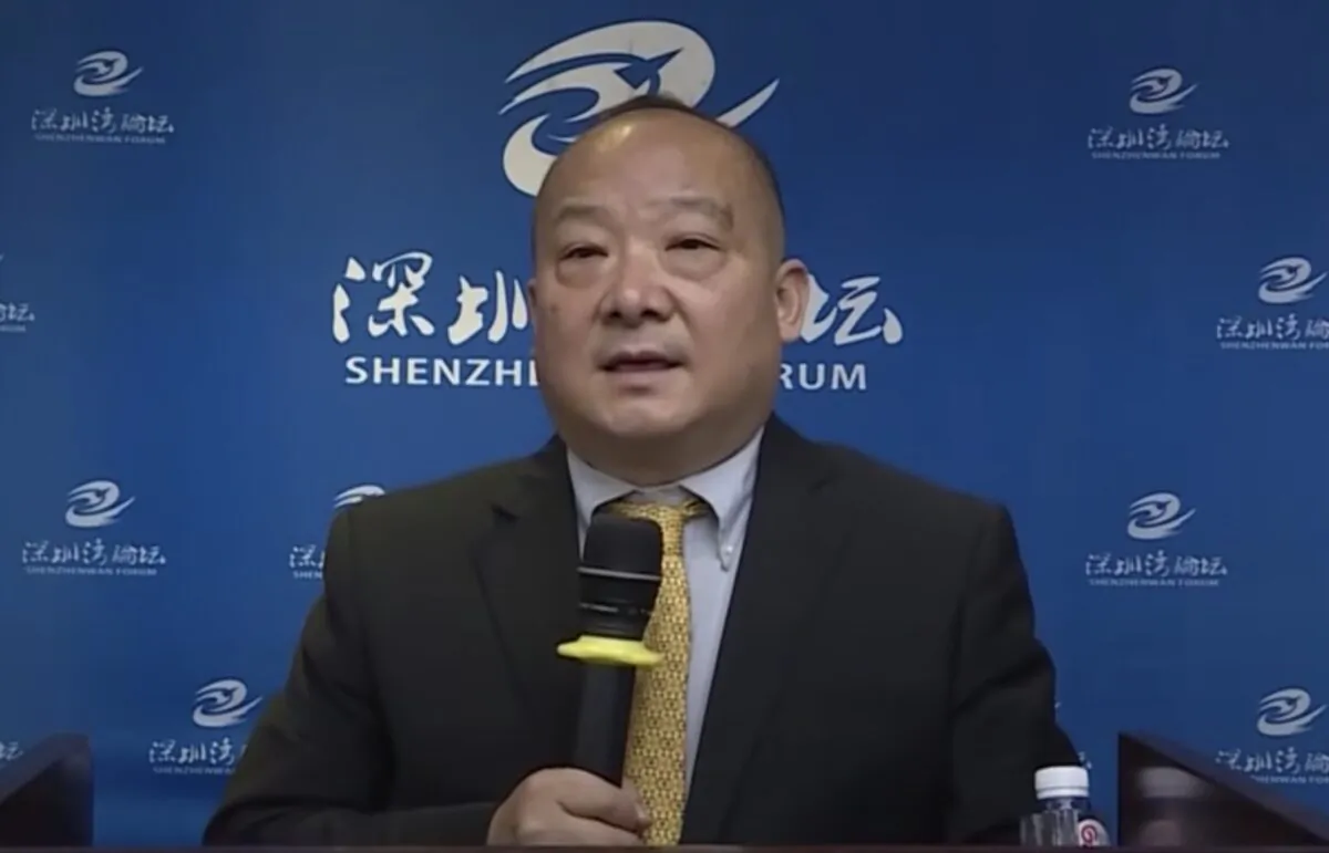 Li Yi talks about U.S.-China relationship at Shenzhenwan Dialog Forum in Shenzhen, China, on Oct. 16, 2020. (Screenshot/YouTube)