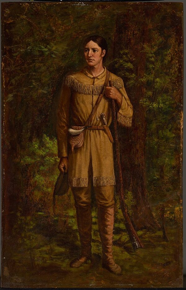 davy crockett portrait