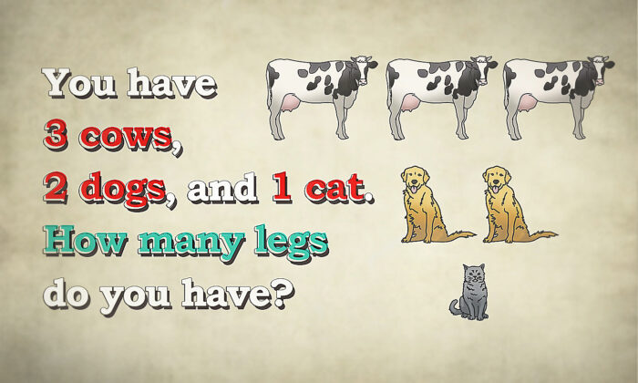 can-you-solve-this-tricky-leg-riddle-you-have-3-cows-2-dogs-and-1