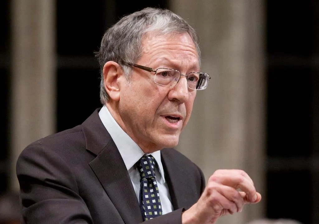Then-Liberal MP Irwin Cotler rises during question period in the House of Commons in Ottawa, on Dec. 15, 2011. (The Canadian Press/Adrian Wyld)