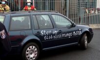 Car Crashes Into Gate of Angela Merkel’s Office in Berlin