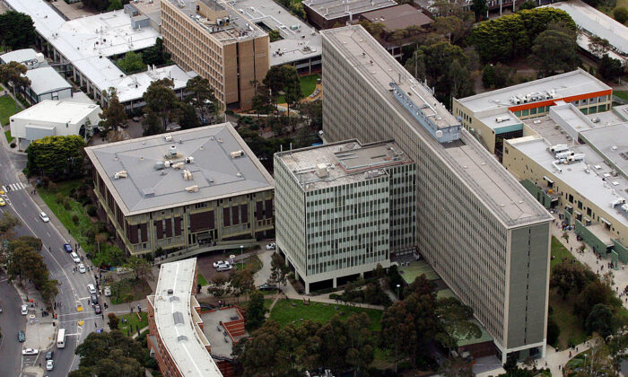 An aerial view of Monash University in Melbourne, Australia on Oct. 21, 2002. (Getty Images)