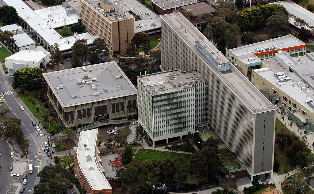 An aerial view of Monash University in Melbourne, Australia on Oct. 21, 2002. (Getty Images)
