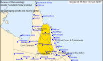 Severe Thunderstorm Warning for Parts of Northern Queensland