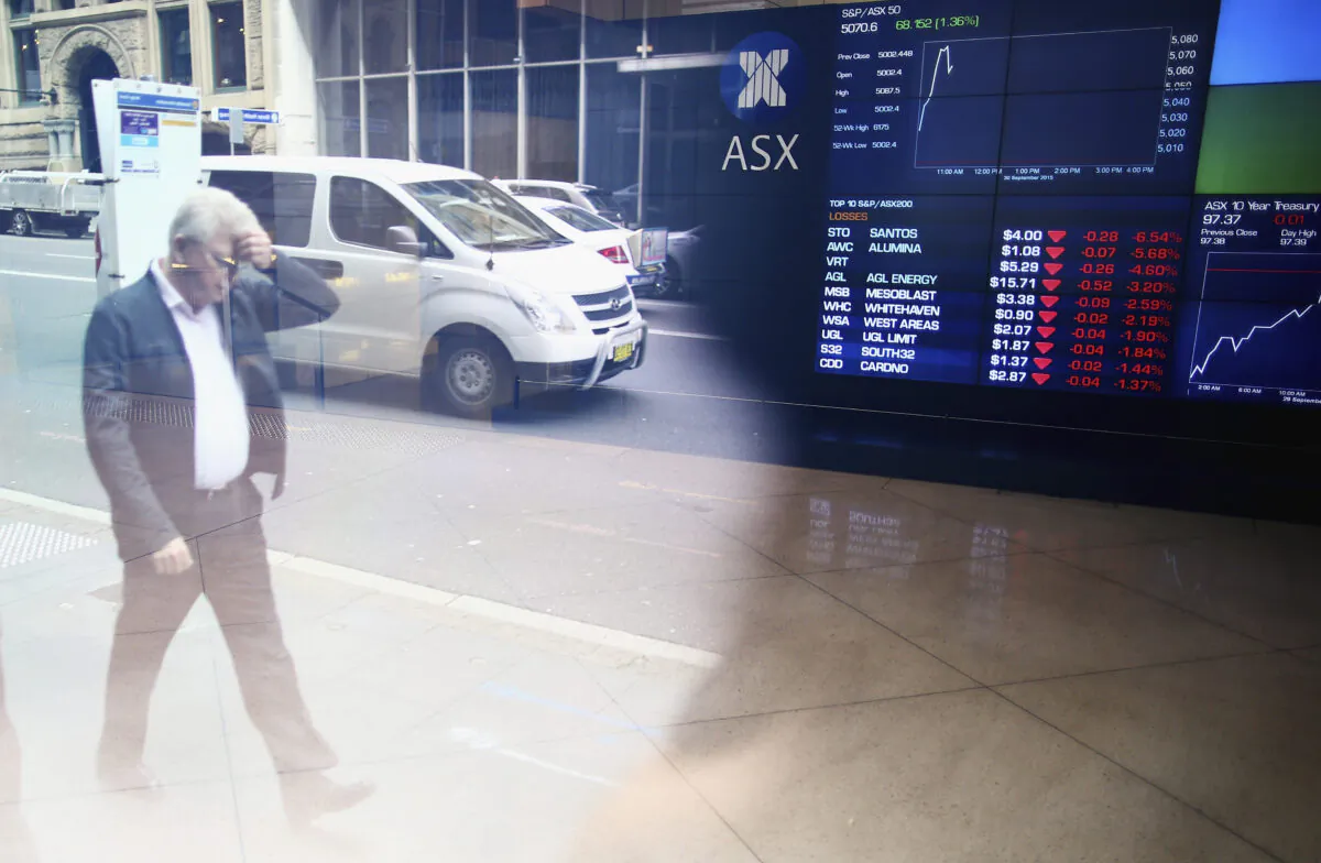 A general view of market boards at the ASX Exchange Centre on September 30, 2015 in Sydney, Australia. (Ryan Pierse/Getty Images)