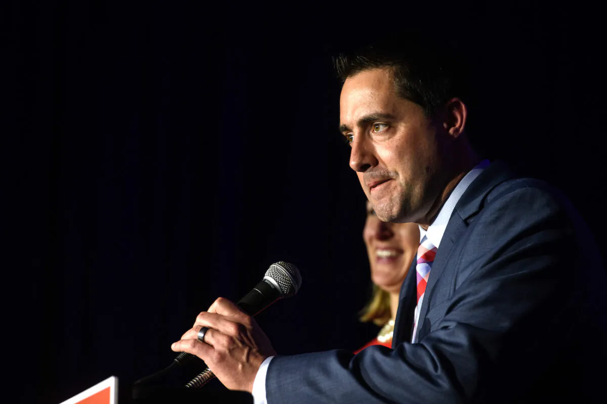 Ohio Secretary of State Frank LaRose in Columbus, Ohio, on Nov. 6, 2018. (Justin Merriman/Getty Images)