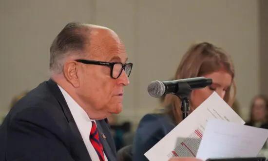 ‘You Are the Final Arbiter’ Giuliani Tells State Legislators in Michigan