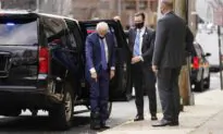 Joe Biden Appears in Walking Boot After Breaking Foot