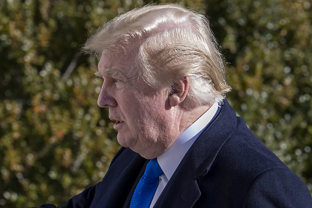 President Donald Trump returns to the White House in Washington on Nov. 29, 2020. (Tasos Katopodis/Getty Images)