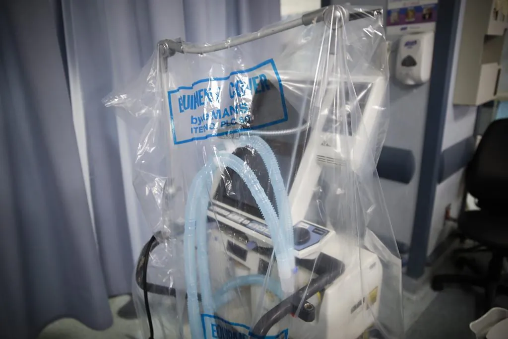 A ventilator waits to be used for a COVID-19 patient going into cardiac arrest at St. Joseph's Hospital in Yonkers, N.Y. in this file photo. (The Canadian Press/AP-John Minchillo)