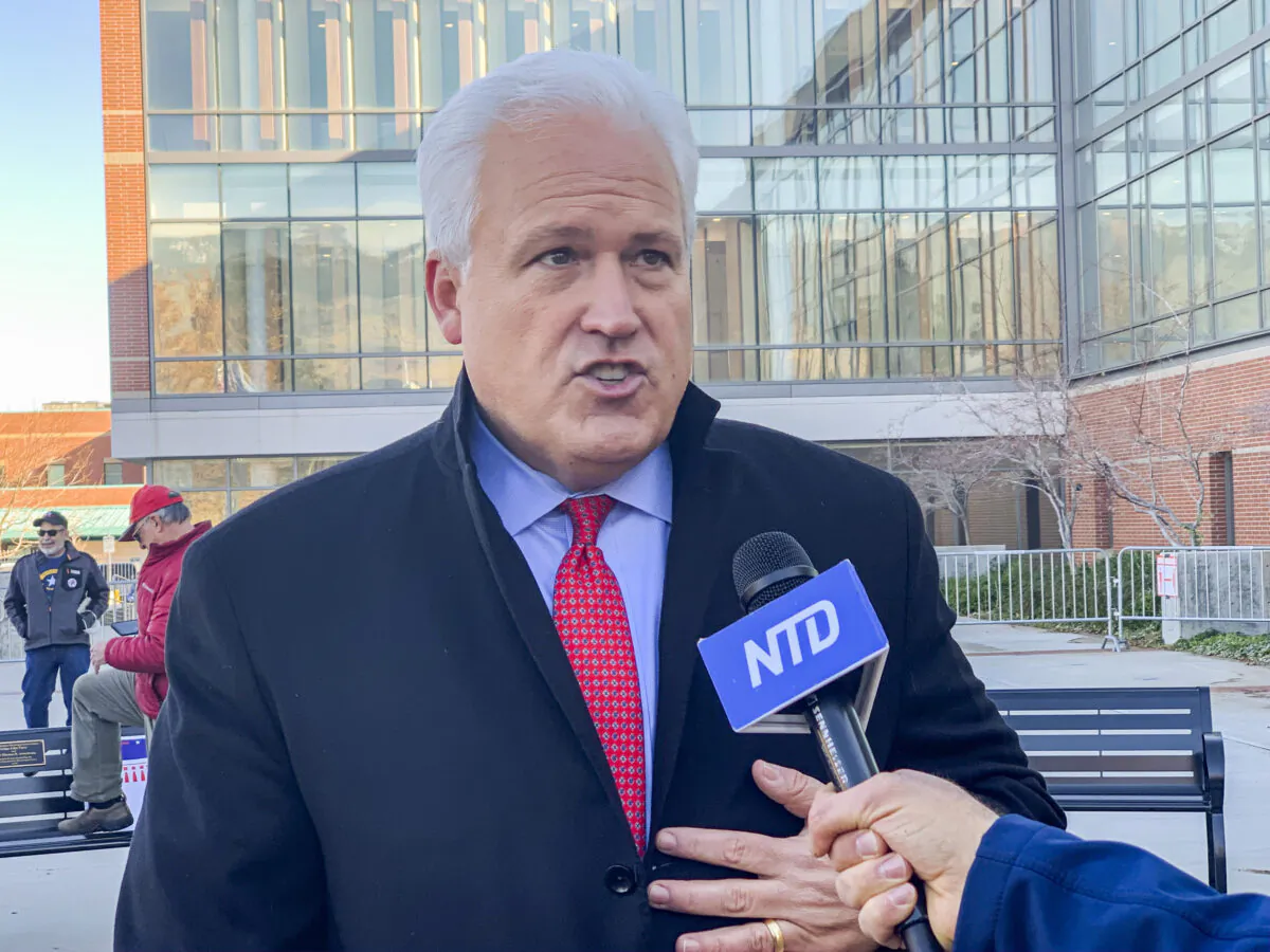 Matt Schlapp said it was very hard to gather the evidence in such a short time for the hearing in Carson City, Nev., on Dec. 3, 2020. (Nancy Han/NTD)