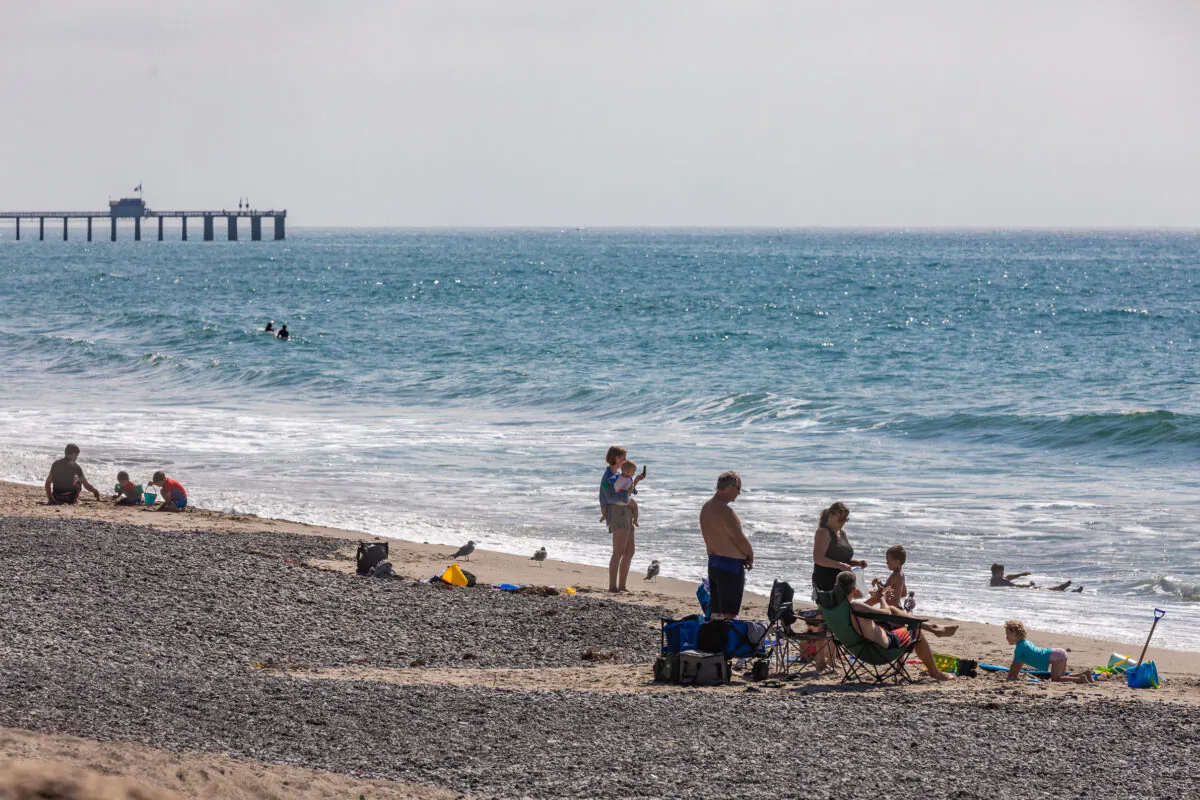 A beach view in San Clemente, Calif., on Oct. 20, 2020. (John Fredricks/The Epoch Times)