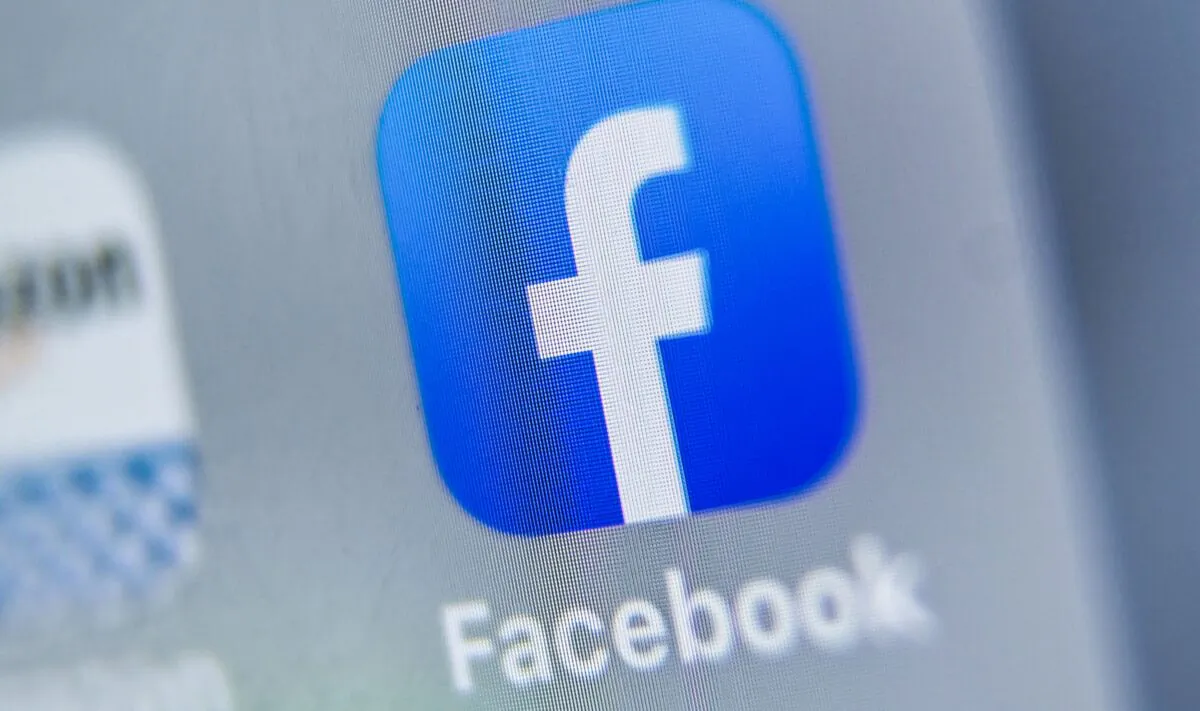 The Facebook logo displayed on a tablet in Lille, France, on Aug. 28, 2019. (Denis Charlet/AFP via Getty Images)