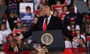 Trump Addresses Crowd at Rally in Georgia