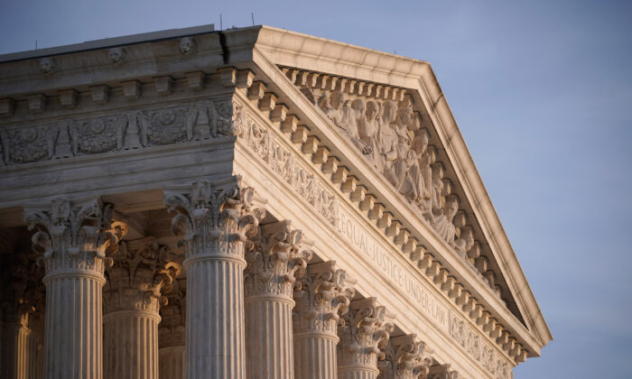 The Supreme Court is seen in Washington on Nov. 5, 2020. (J. Scott Applewhite/AP Photo)