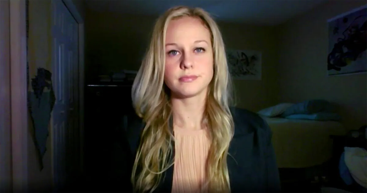 Rebekah Jones during a interview with CNN on June 24. (Courtesy of CNN)
