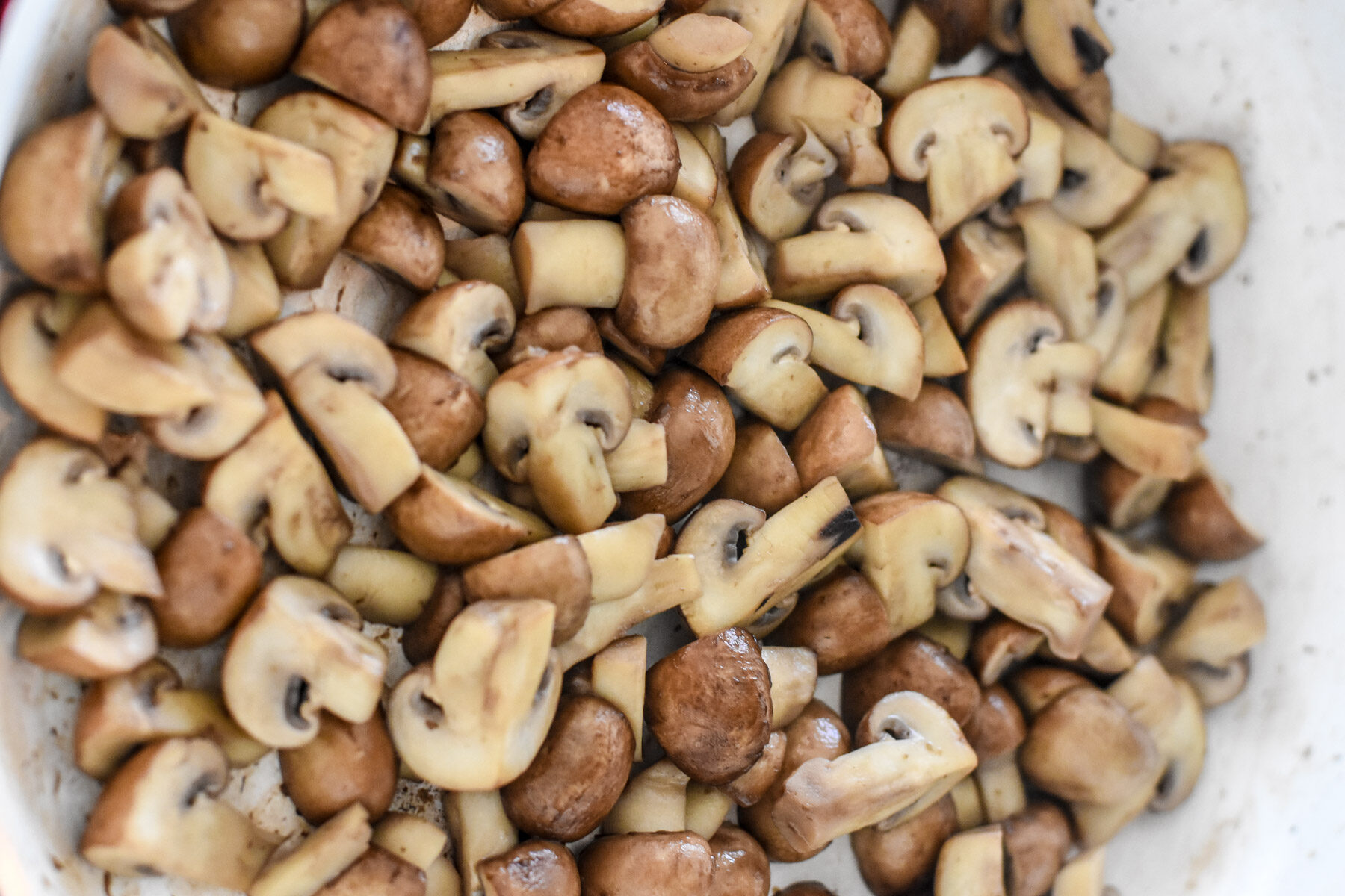 cooking mushrooms