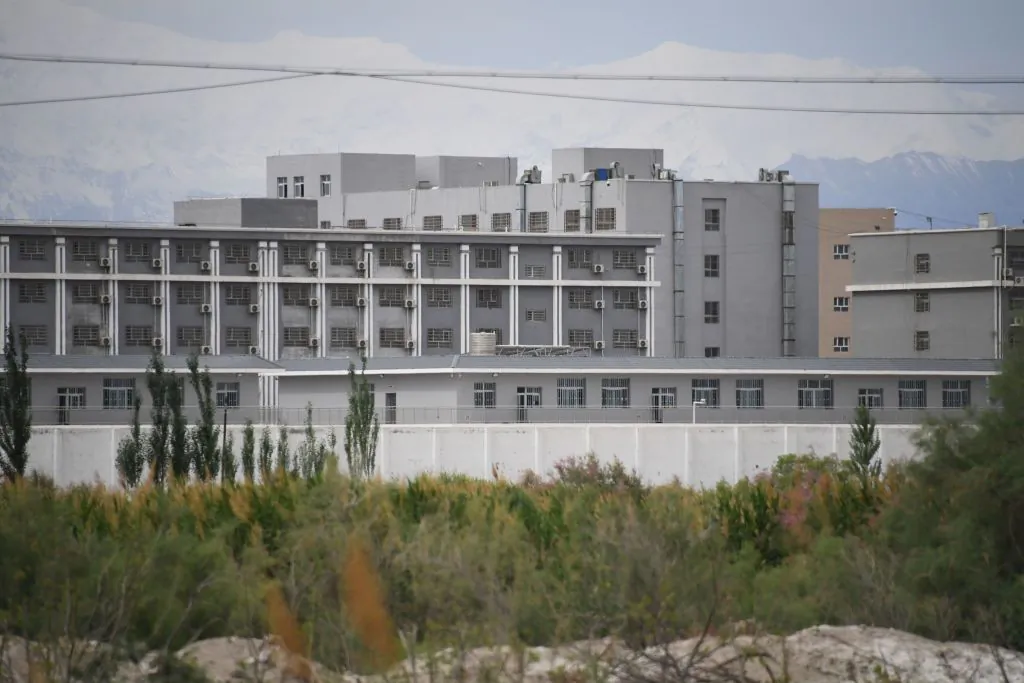 A facility believed to be a re-education camp where mostly Muslim ethnic minorities are detained in far-western China's Xinjiang region on June 4, 2019. (Greg Baker/AFP via Getty Images)