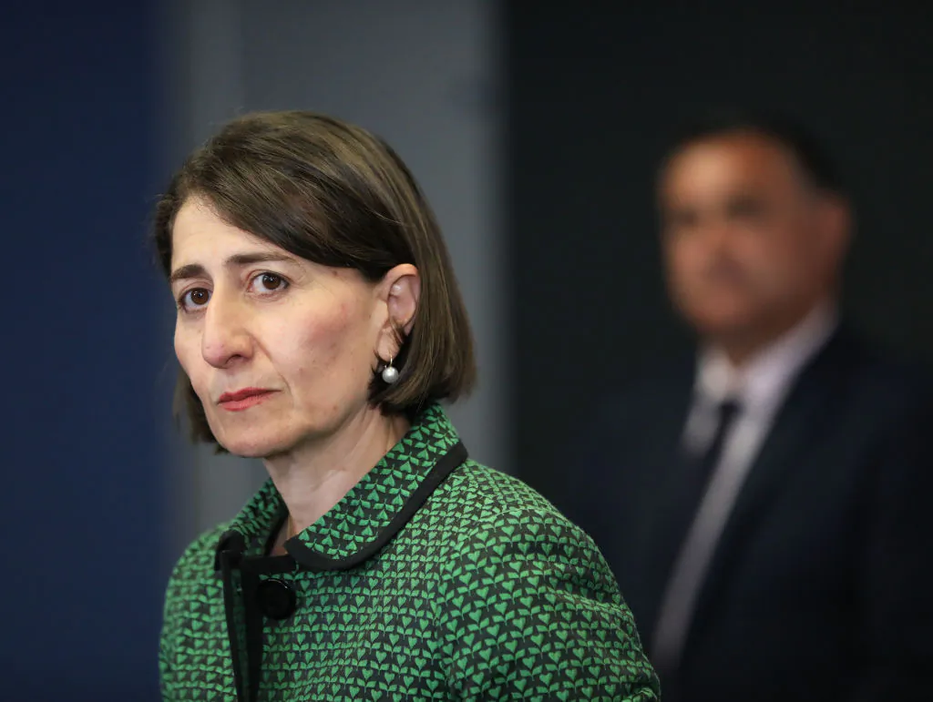 Premier Gladys Berejiklian during a COVID-19 update press conference in Sydney, Australia on Nov. 25, 2020. (Damian Shaw-Pool/Getty Images)