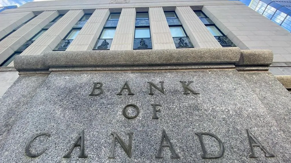 The Bank of Canada building is seen in Ottawa on April 15, 2020. (The Canadian Press/Adrian Wyld)