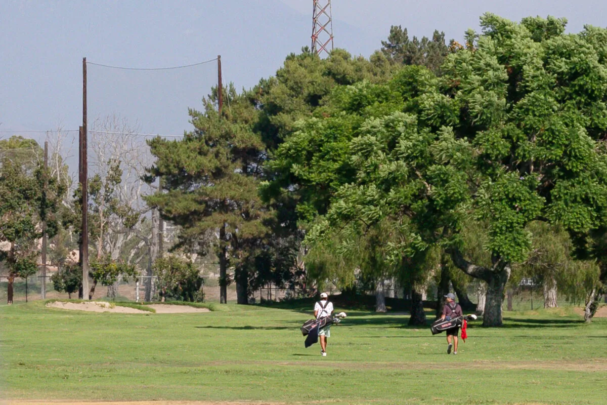 A view of Willowick Golf Course owned by the City of Garden Grove, though it is located in Santa Ana, Calif., on Aug. 24, 2020. (John Fredricks/The Epoch Times)