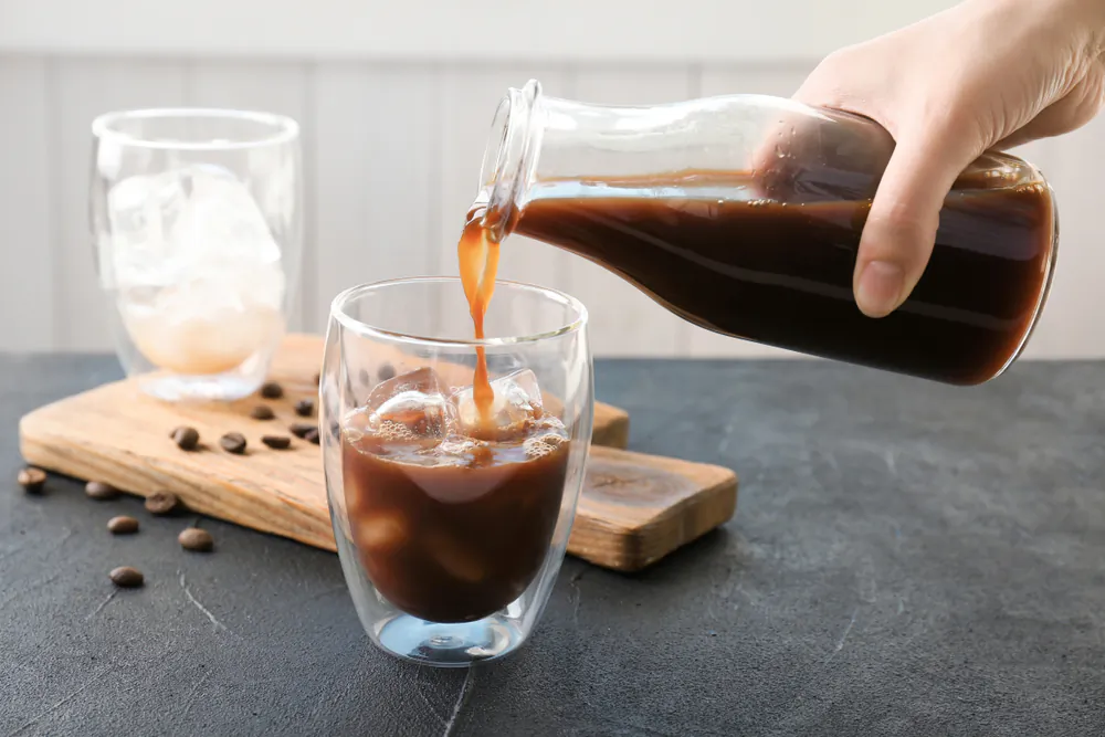 Cold-brew coffee. (New Africa/Shutterstock)
