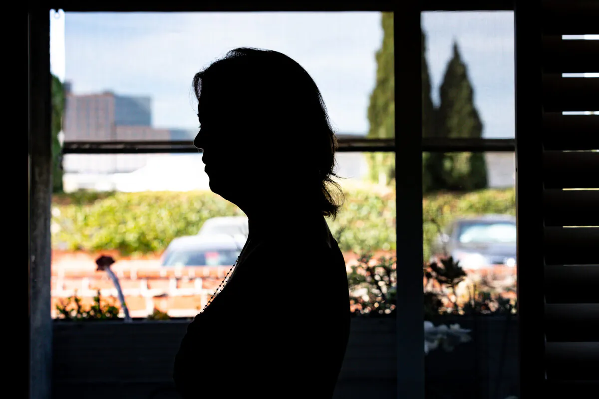 A victim of child marriage in her home in Culver City, Calif., on Dec. 8, 2020. (John Fredricks/The Epoch Times)