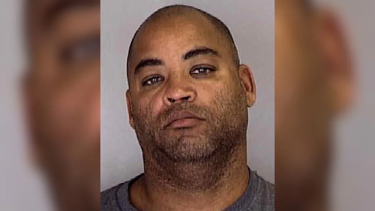 This June 27, 2020 photo provided by Nueces County Sheriff's Office in Corpus Christi, Texas, shows Alfred Bourgeois. (Nueces County Sheriff's Office via AP)