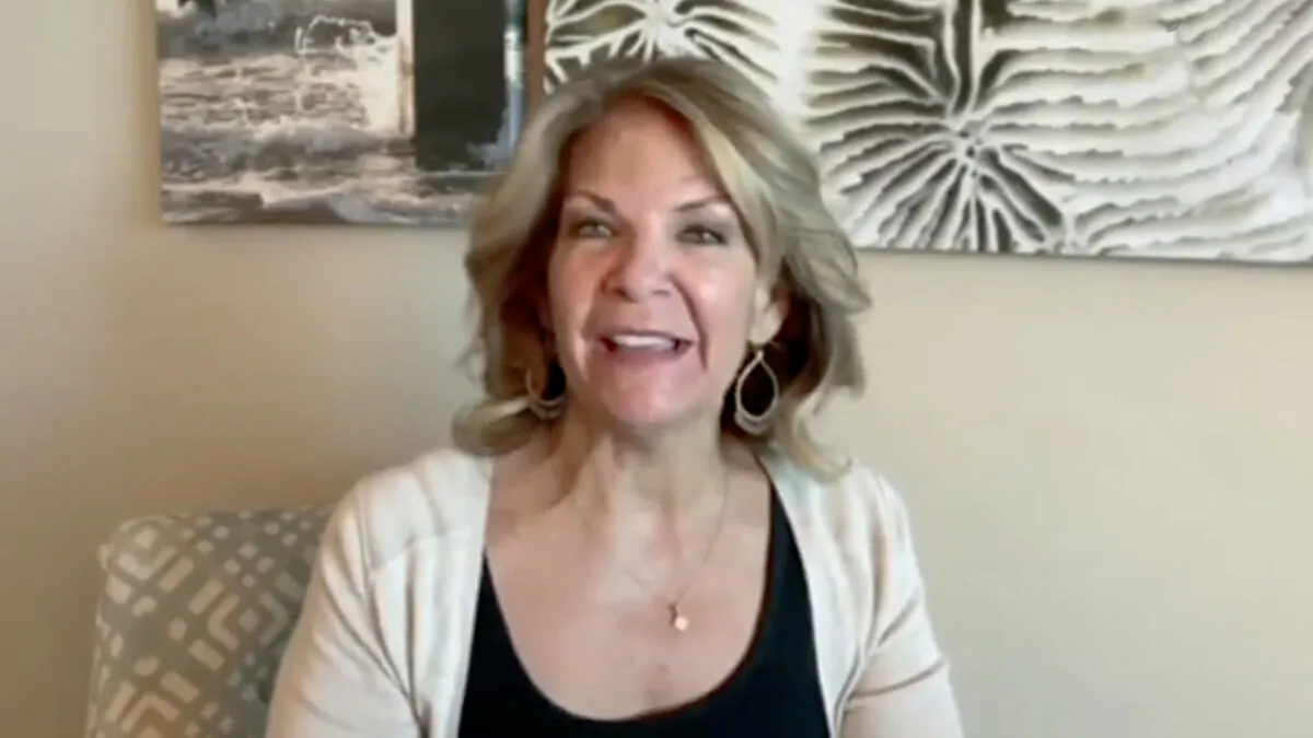 A screenshot taken from the video of Kelli Ward speaking of appealing the election integrity case after Arizona’s Supreme Court rejected their lawsuit, to the U.S. Supreme Court, on Nov. 11, 2020. (Screenshot/NTD Television)