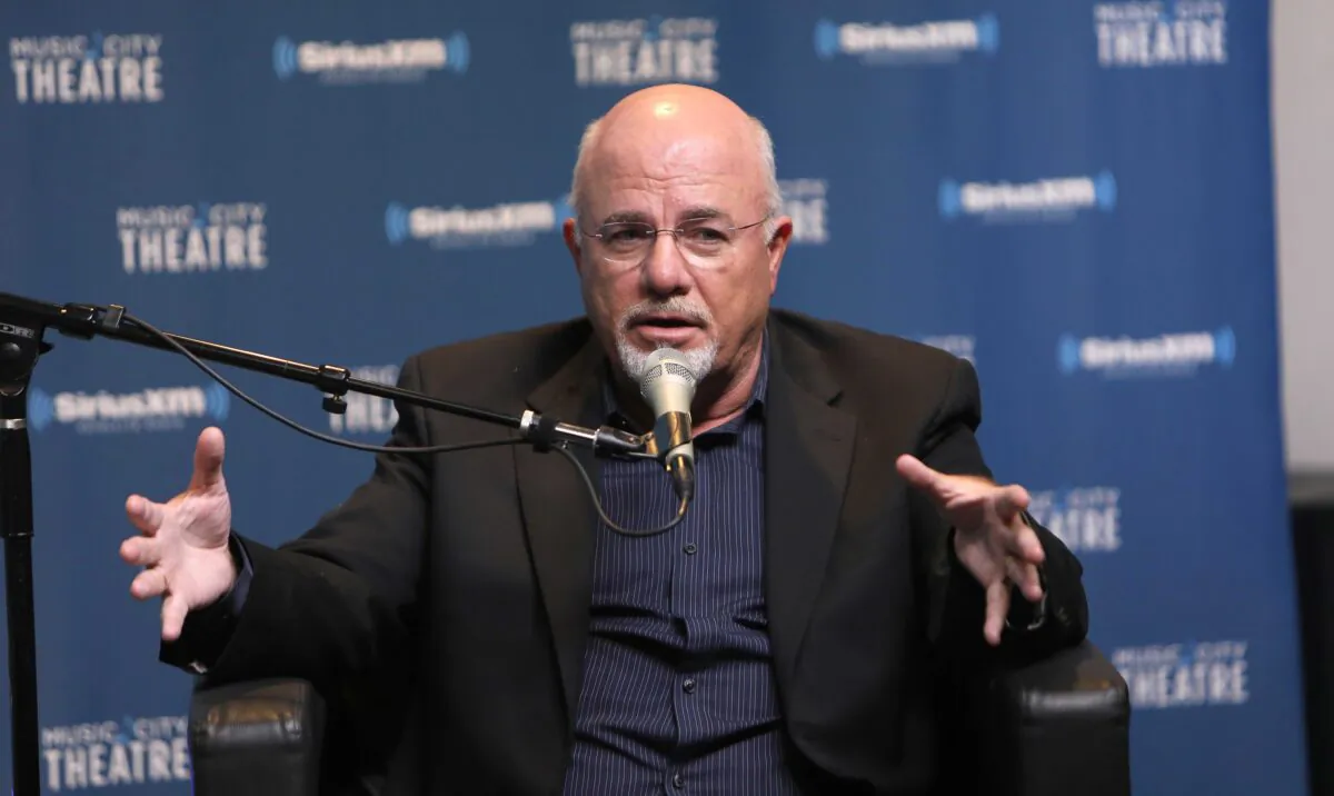 Money Expert Dave Ramsey Celebrates 25 Years on the Radio During a SiriusXM Town Hall at Sirius XM Nashville studios in Nashville, Tenn., on Aug. 22, 2017. (Anna Webber/Getty Images for SiriusXM)