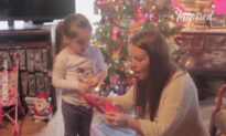 Little Girl Gets Christmas Surprise