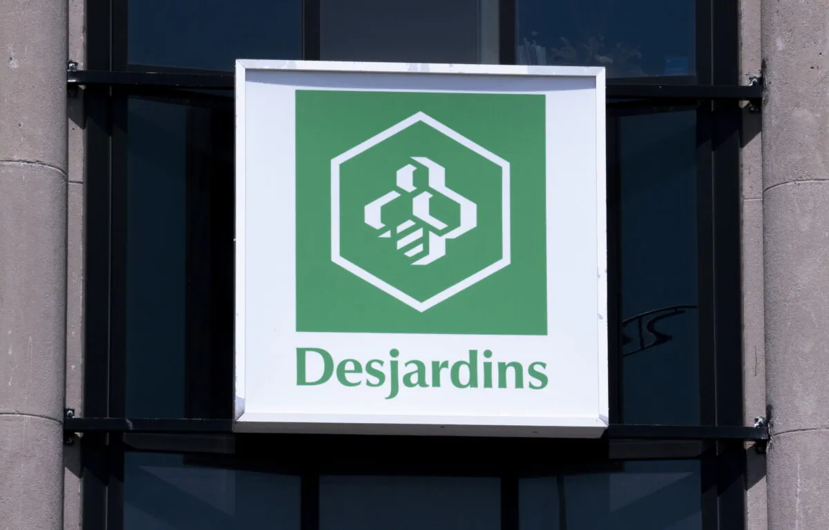 A Caisse populaire Desjardins sign is seen in Montreal, Canada, on June 18, 2019. (Paul Chiasson/The Canadian Press)