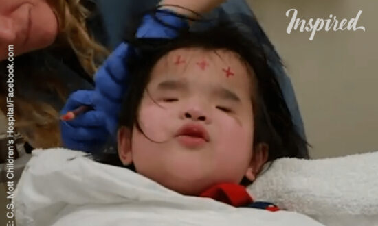 Blind Baby Singing With Doctor