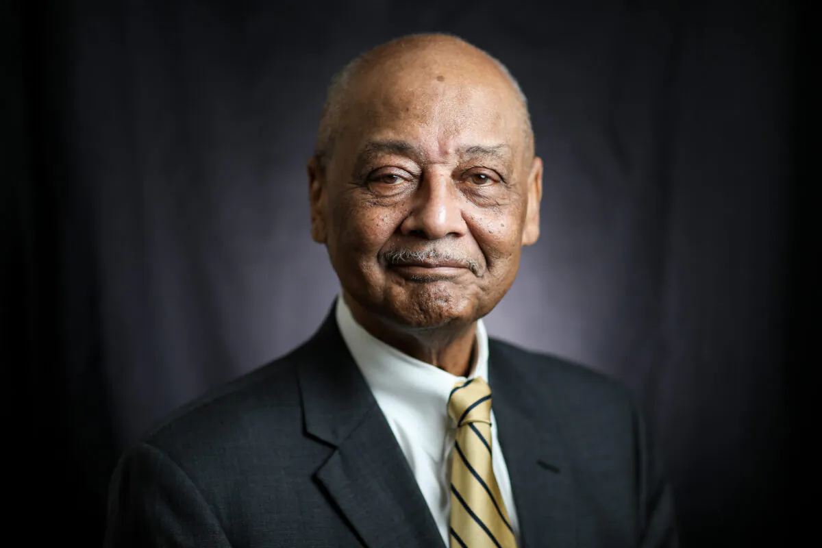Bob Woodson is the president and founder of The Woodson Center. Founded in 1981, the center helps neighborhood leaders and community-based organizations address problems through innovative solutions. (Samira Bouaou/The Epoch Times)