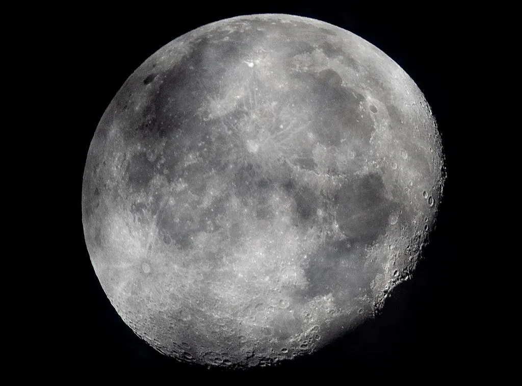 A view of the lunar surface is pictured in this file photo. The federal government says it has signed an agreement with the United States to send a Canadian astronaut around the moon. (The Canadian Press)